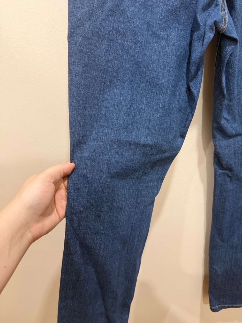 L.L. Bean Classic Fit Straight-Leg Jeans in Blue Medium Tall Length - Picture 12 of 14